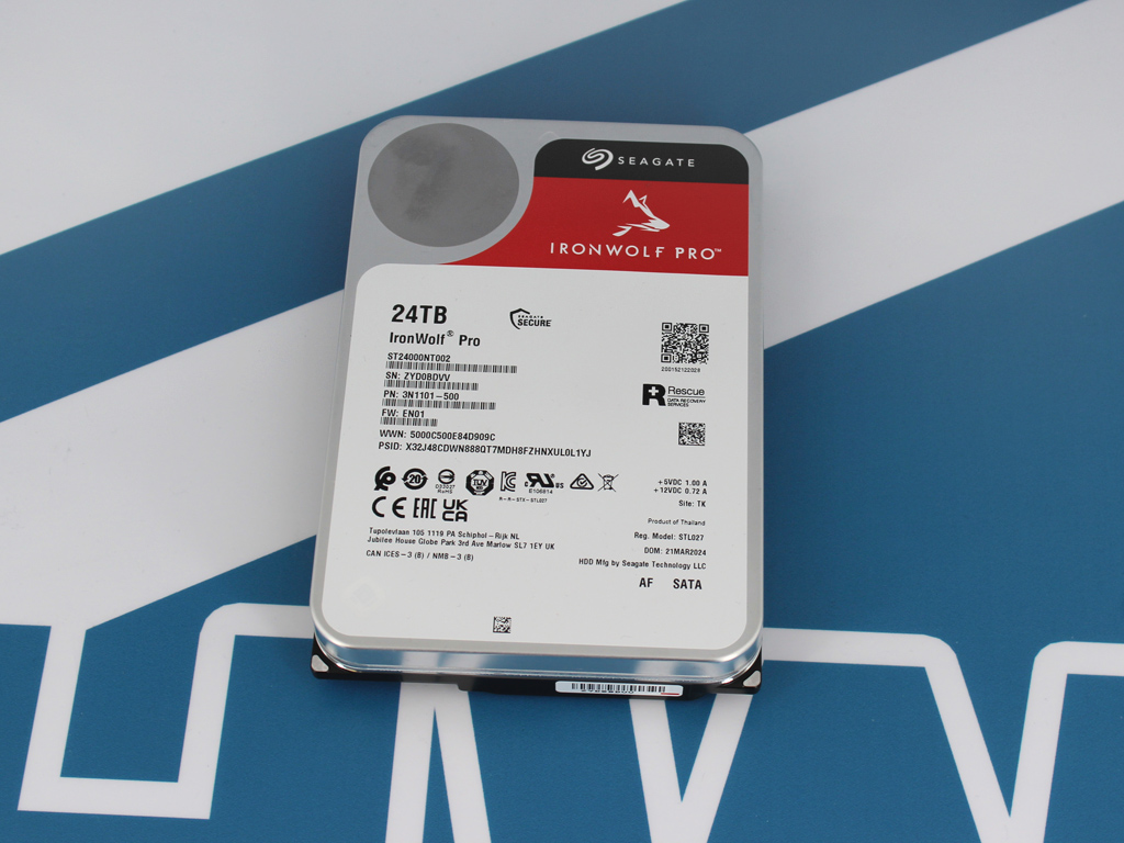 Seagate IronWolf Pro NAS HDD 24 TB im Test