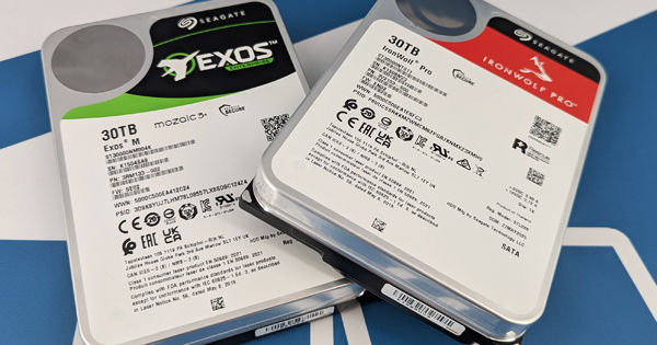 Seagate IronWolf Pro und Exos M mit 30 TB