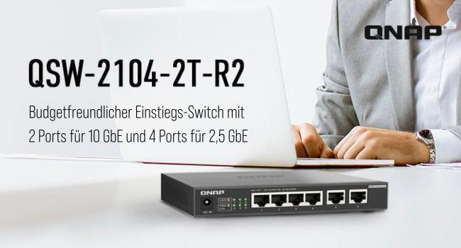 Unmanaged Switch QSW-2104-2T-R2 vorgestellt.