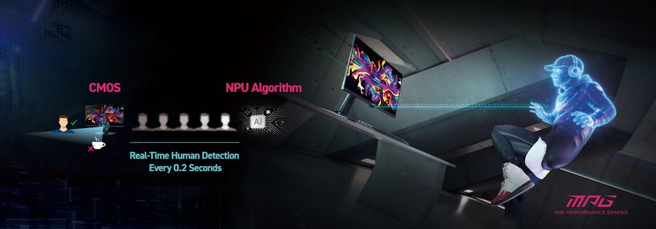 Der „AI Care Sensor“ von MSI verbessert das Spielerlebnis.